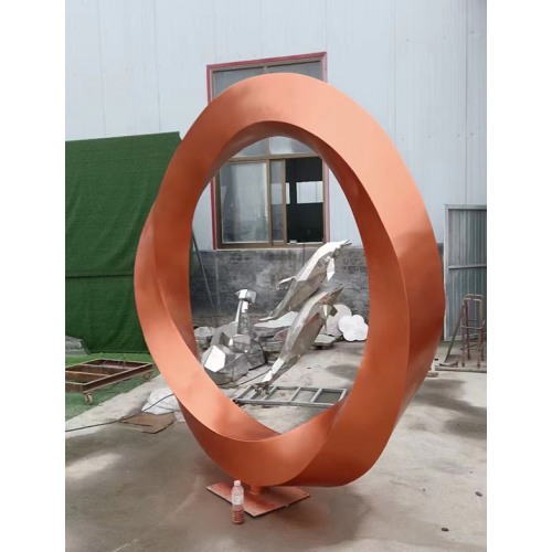 不锈钢莫比乌斯环雕塑