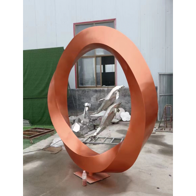 不锈钢莫比乌斯环雕塑