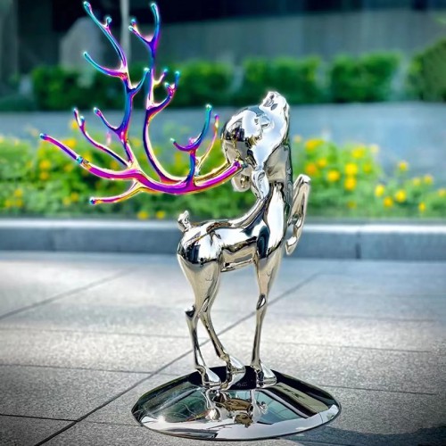 不锈钢动物雕塑