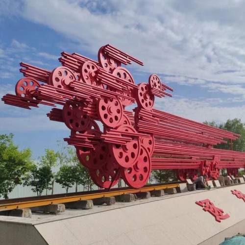 不锈钢主题雕塑