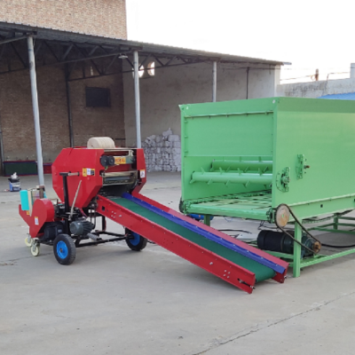 打捆包膜机 青储打捆包膜一体机