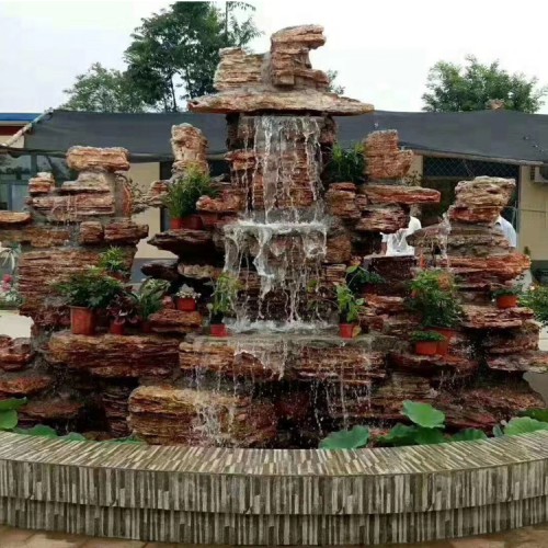 千层石假山