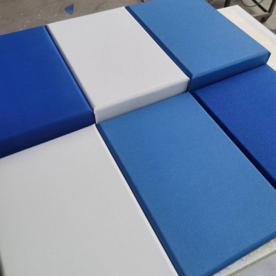 布艺软包吸音板 25厚玻纤吸声墙板 玻纤吸音板