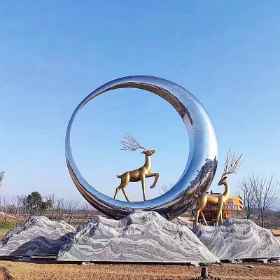 不锈钢公园校园广场镂空雕塑