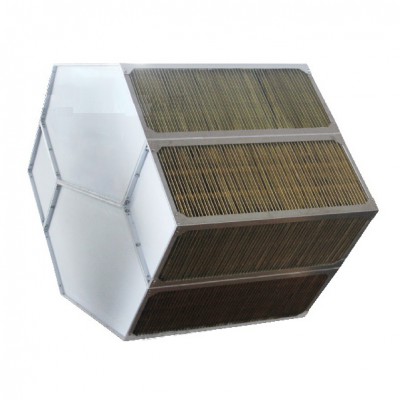 ERD六边形叉逆流环氧铝箔换热芯体