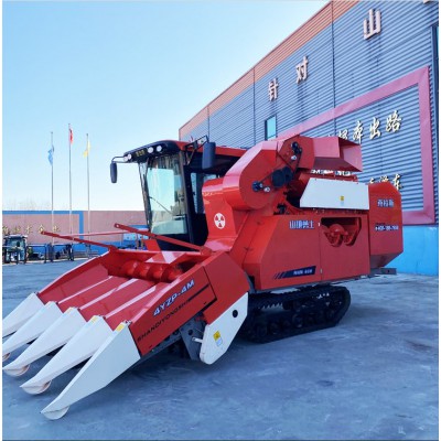 玉米收割机 4YZP-4M履带四行