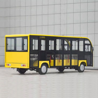 23座封闭电动观光车旅游电动车价格电动景区观光车厂家