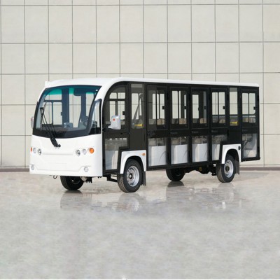 8-17座电动观光车厂家房地产贵宾接待车多少钱景区旅游载客车