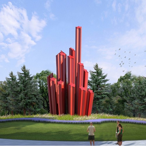 红色文化景观雕塑