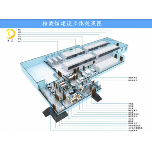 一体化智能档案室建设方案 智能档案柜定做