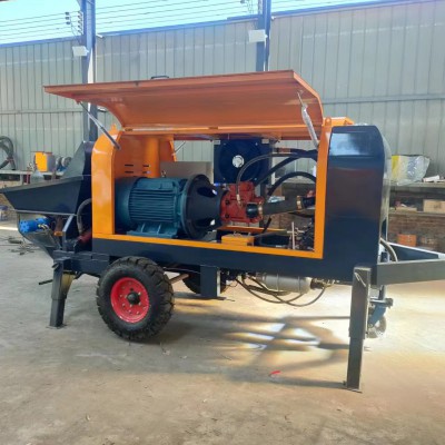 隧道混凝土输送泵 大颗粒输送泵 小型二次结构泵