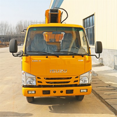 万强 12米蓝牌高空作业车 园林高空施工车 高空作业施工车