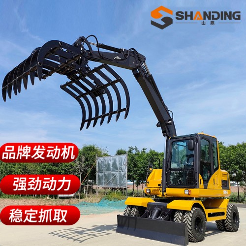 轮式抓棉机 夹棉花包机器