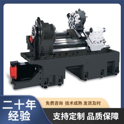 上海车铣复合数控车床 立冈双主轴单刀塔QT55LSM