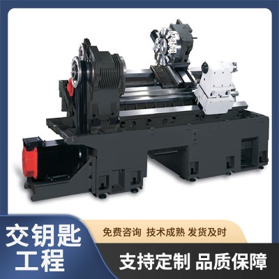 车铣复合数控机床价格 立冈双主轴 单刀塔QT55LSM