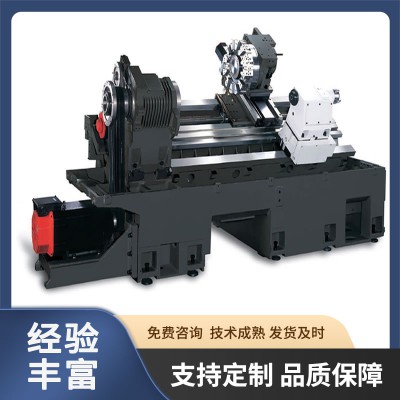 广东车铣复合加工中心 立冈双主轴 单刀塔QT55LSM