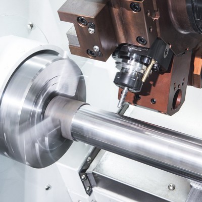 车铣复合数控车床 立冈双主轴单刀塔QT55LSM