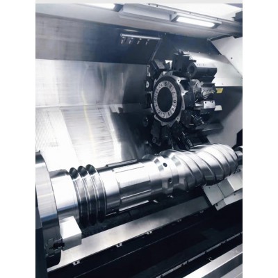 车铣复合生产厂家 立冈QT55LSMY双主轴单刀塔垂直Y轴