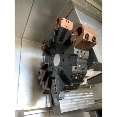 车铣复合机 立冈双主轴单刀塔PT60LSM