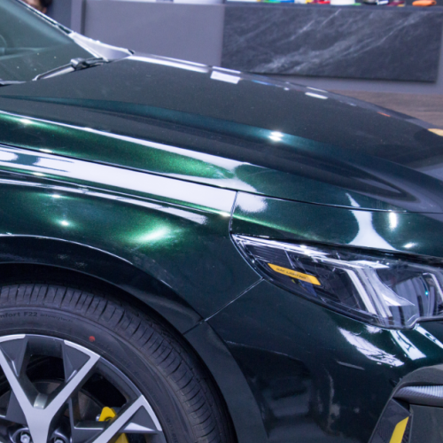 改色膜 传祺影豹超亮金属祖母石绿