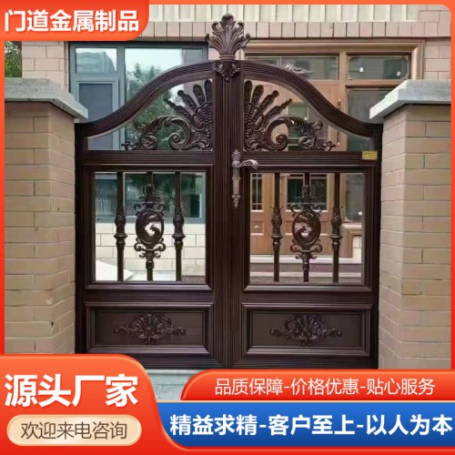 大门 工厂小区大门 铝艺大门