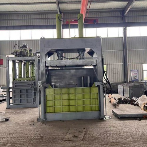 立式打包压块机 双缸物料压缩机 废纸打包机定制生产