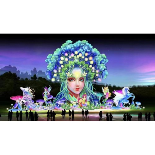 国庆节彩灯 花灯 春节节花灯 春节彩灯 彩灯造型 花灯定制