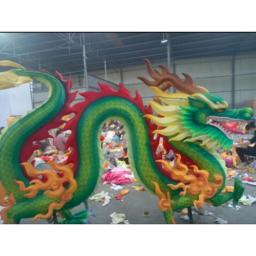 花车巡演 彩船造型 五色草造型 花车 彩船 灯光节