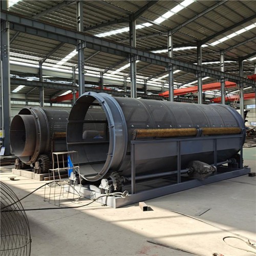 无轴煤渣旋转筛分机、炉渣滚筒式分选机