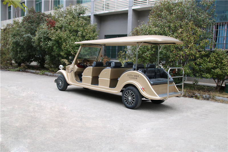 5香槟金电动老爷车