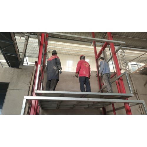 2层3层导轨升降机 液压升降货梯 2吨3吨4吨液压升降平台