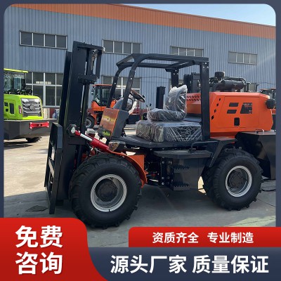 敞篷3.5吨四驱越野叉车