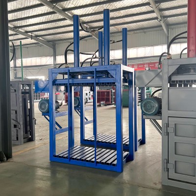 80吨立式液压打包机 废纸易拉罐打包机 塑料瓶打包机 打包机