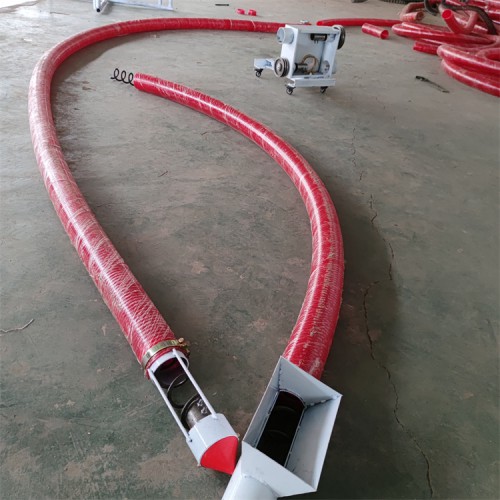 小型软管吸粮机 小麦自动装车抽粮机 沙子饲料螺旋输送机