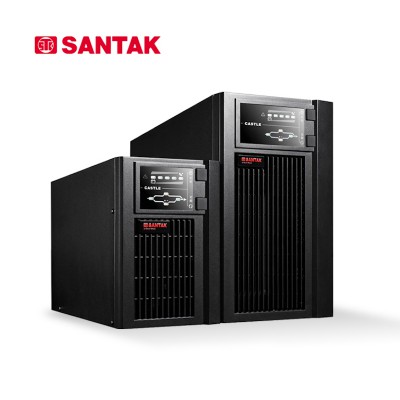 山·特UPS电源C1K在线式1KVA800W延时稳压应急电源