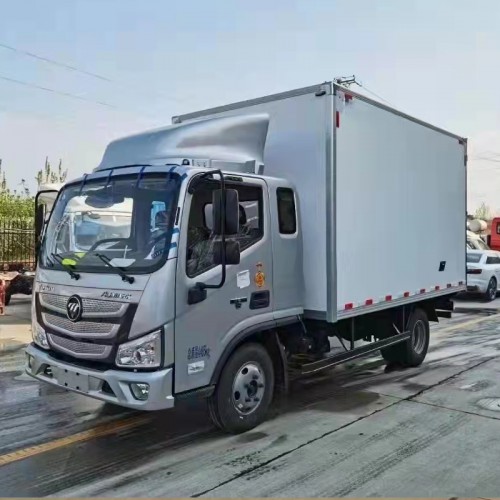 福田欧马可160马力宽体S1冷藏车(国六)