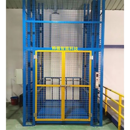 仓库用小型导轨简易2吨液压升降货梯定制厂房货物提升机装卸平台