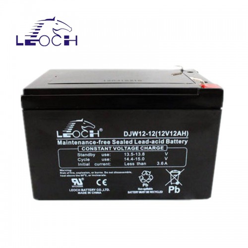 理·士铅酸免维护蓄电池DJW12-12应急电梯通道UPS电源