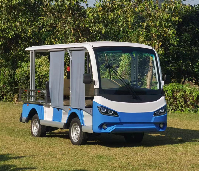 1双排5座观光车带货斗