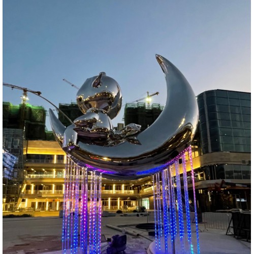 不锈钢圆形雕塑 不锈钢雕塑制作厂家