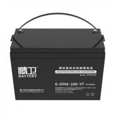 科·华精卫蓄电池6-GFM-100-YT铅酸12V100AH