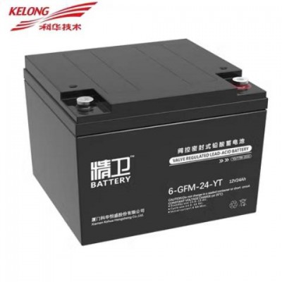 科·华精卫蓄电池6-GFM-24-YT免维护 12V24AH
