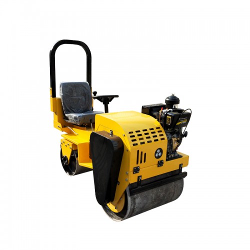 座驾式小型压路机厂家双钢轮振动压实机视频柴油钢轮振动碾价格