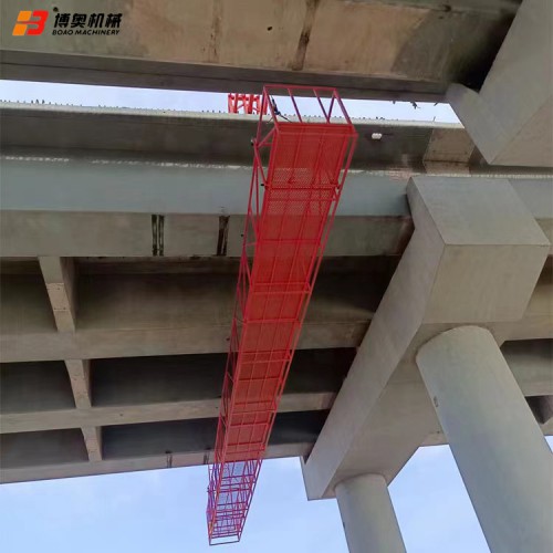 桥墩缺陷修复 围栏爬梯安装挂篮10-60米电动升降-实力厂家
