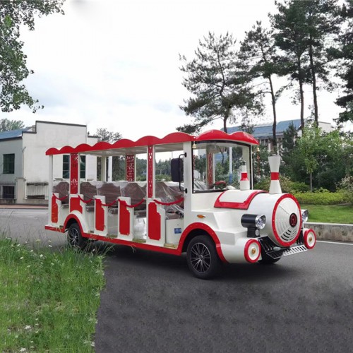 福建14座电动观光小火车  四轮旅游观光车品牌  景区代步车