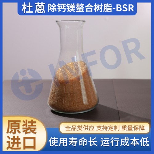 高盐废水处理钙镁离子 可再生螯合钙镁树脂BSR 深度软化水质