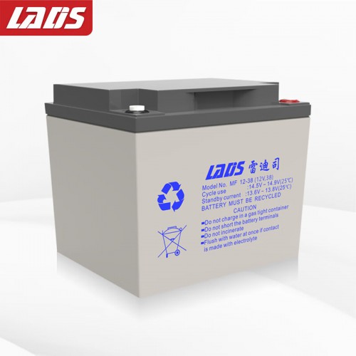 雷.迪斯蓄电池免维护铅酸12V/38AH