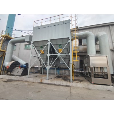 除尘器源头厂家乐迪环保生产塑烧板除尘器烧结板除尘器