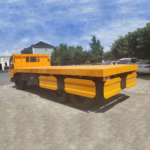 仓库厂区大型电动搬运车厂家  轻松装卸货纯电动平板运输车