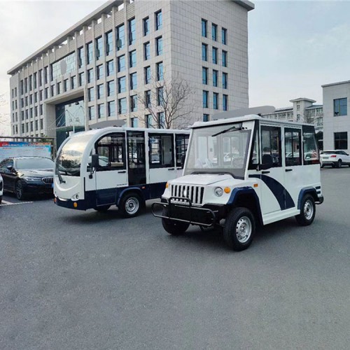 4-8座四轮电动巡逻车  用于校园厂区物业巡逻电动物流车